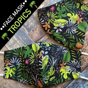 Cloth Face Mask - 🌴 Tropics🌴MEDIUM